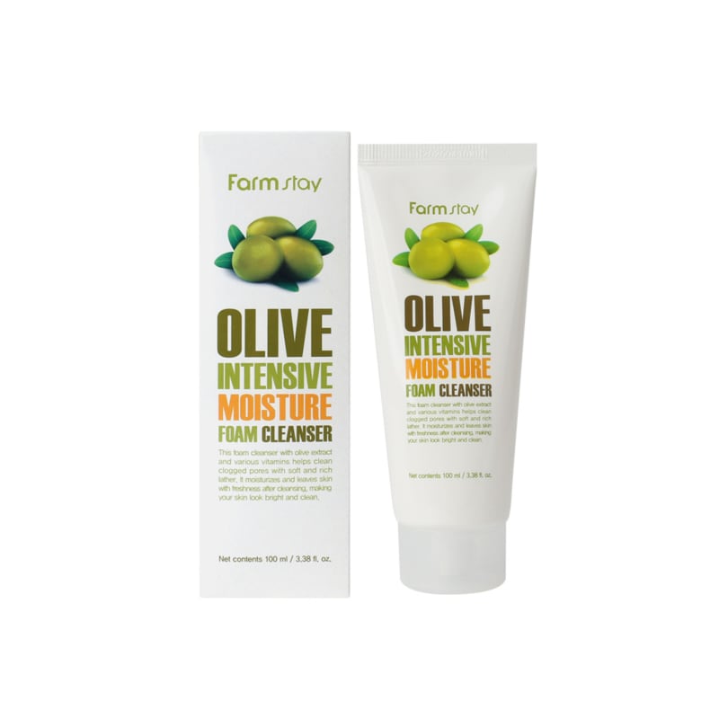 Очищающая пенка для интенсивного увлажнения Olive 100мл