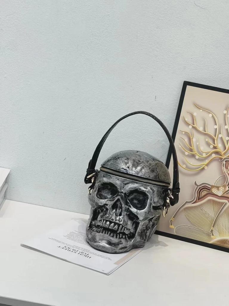 2024 Halloween Skull Handbag: European & American Design, Shoulder & Messenger Styles