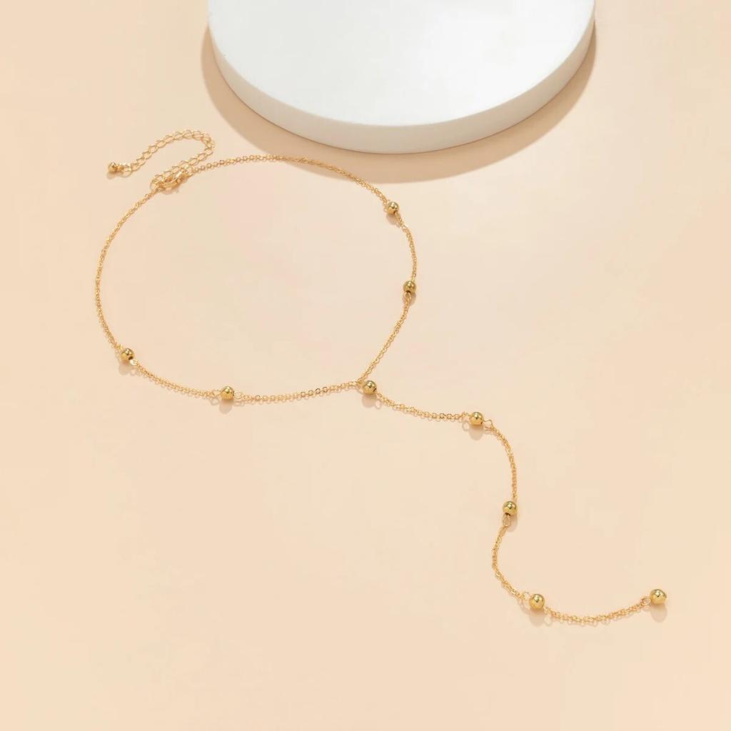 Длинное ожерелье с кисточками для женщин и девочек, винтажное ожерелье на груди, тонкая цепочка с шариком, подвеска, женское украшение на шею, подарок