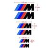 6Pcs PVC Car Brake Caliper Badge Emblem Stickers Auto Gadget For BMW M X1 X3 X5 X6 E30 E90 M3 E84 E83 F25 E91 E60 F15 F16 E70 UF0