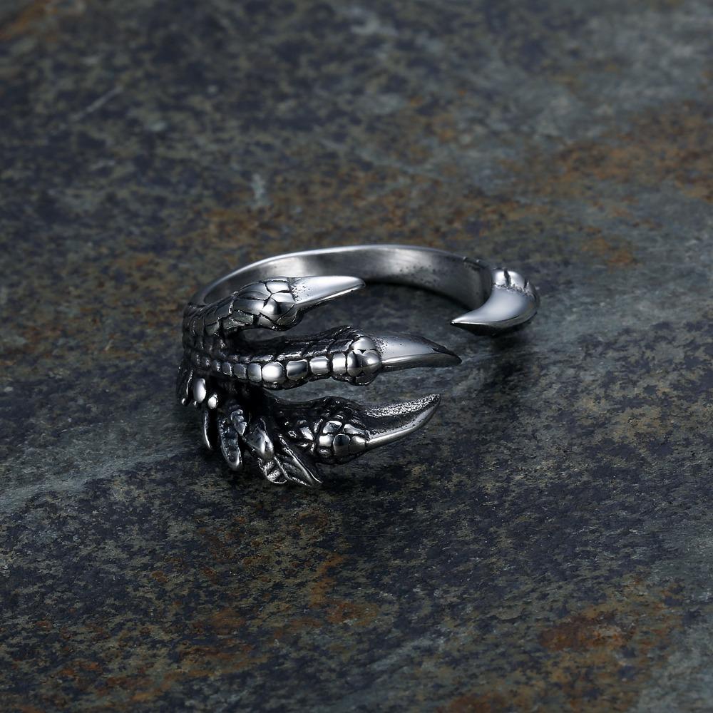 Новое популярное персонализированное и модное кольцо в виде когтя дракона для мужчин и женщин