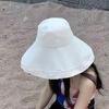 Fashionable And Casual Fisherman Hat For Women'S Summer Anti Uv Sunshade Hat