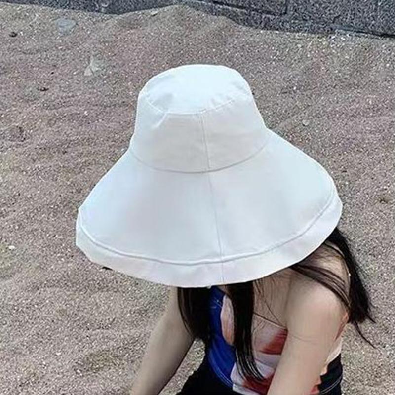 Fashionable And Casual Fisherman Hat For Women'S Summer Anti Uv Sunshade Hat