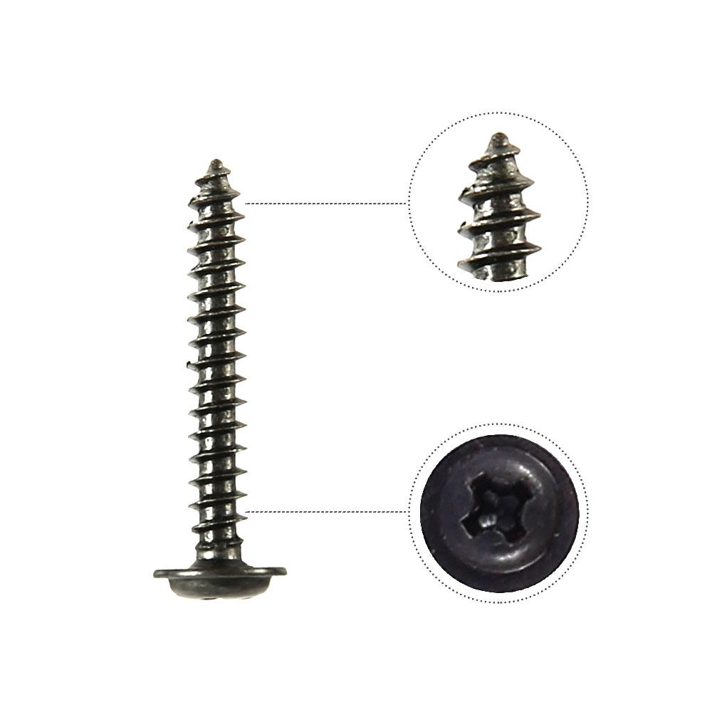 340/500pcs Pan Head Tapping Screw Cross Head M3/M4/M3.5/M4.8 Self Tapping Screw Set Assortment Kit Furniture Carbon Steel Screws