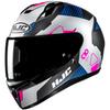 HJC HELMETS Motorcycle Helmet Full Face Ventilation Internal Removable C10 Aspa HJH268 PURPLE L (MC28SF) (58 - 59cm)