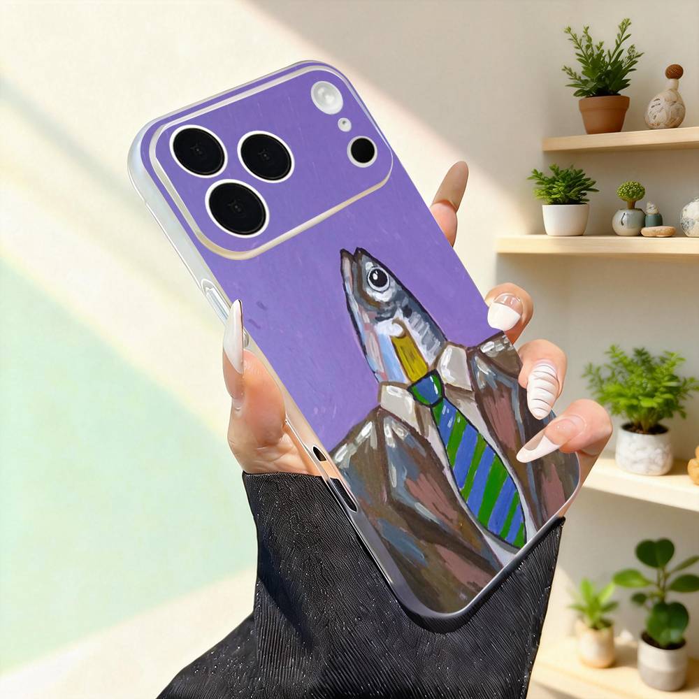 Рыба Смешная S-Сардины Чехол для Телефона Для iPhone 17,16,15,14,13,12,11,Pro,Max,Plus,Mini,SE4,E Для Magsafe Беспроводной