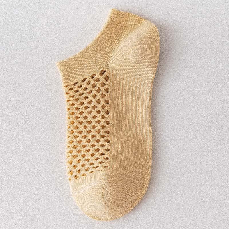 Милые индивидуальные носки с отверстиями, летние носки с большой сеткой, женские тонкие дышащие короткие носки, носки-лодочки с низким верхом