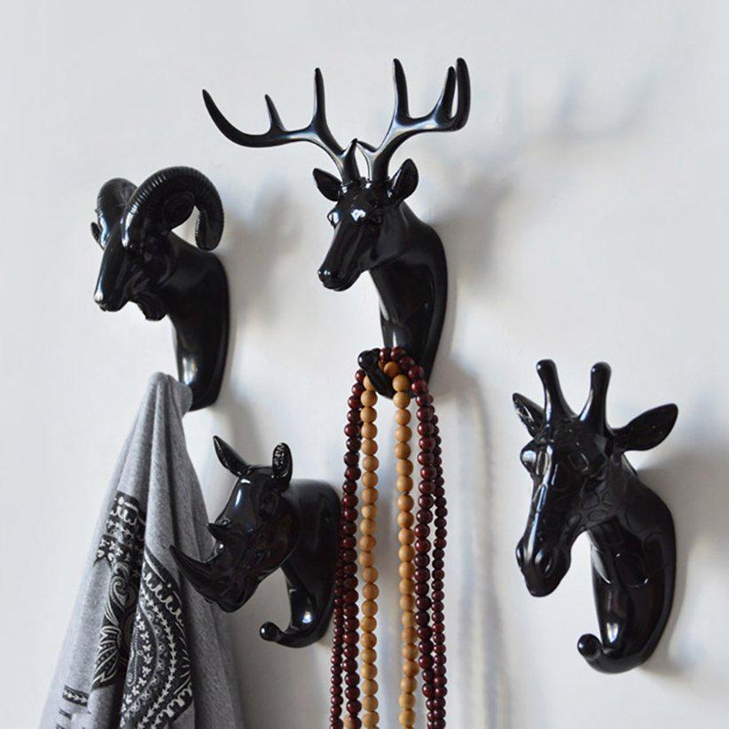 Creative Animal Hook Storage Hooks Coat Hanger Seamless Organizer Home Decoration