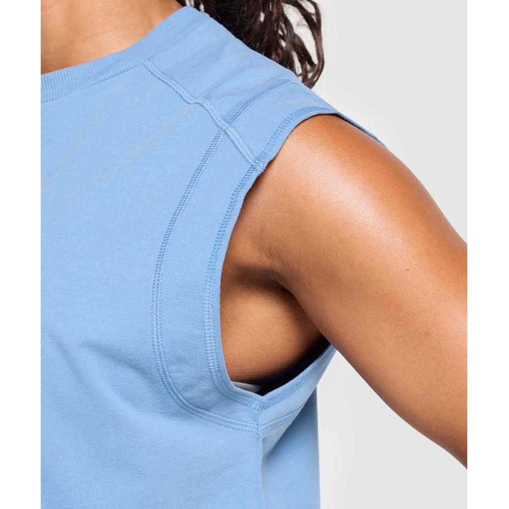 Gymshark Танк Legacy Logo Classic Blue B3b9d Udbr