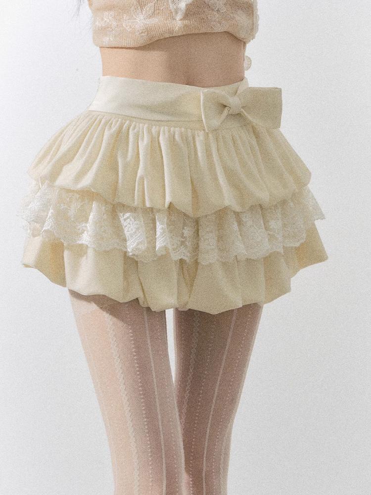 Кружевная пикантная плиссированная мини-юбка для девочек, женская юбка-трапеция, осень-зима, кавайная, милая праздничная юбка в стиле Харадзюку, корейская мода, повседневная юбка
