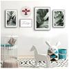 Украшение дома картина живопись семейные цитаты тропические растения лист холст скандинавский ботанический настенный художественный принт скандинавский