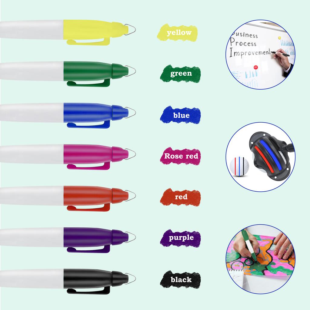 10 шт. Маркер для гольфа Специальный маркер Водонепроницаемый, Нелегко выцветает и Легко носить