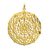[L5750] - Gold Plated 'Carmen' Pendant - 30 Mm