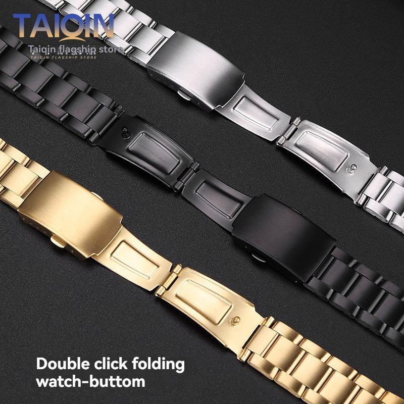 18мм Стальной ремешок для часов Casio Small Square 3299 AE-1200WH/1300WH W-218 AE1200 металлический ремешок 18мм Браслет наручный