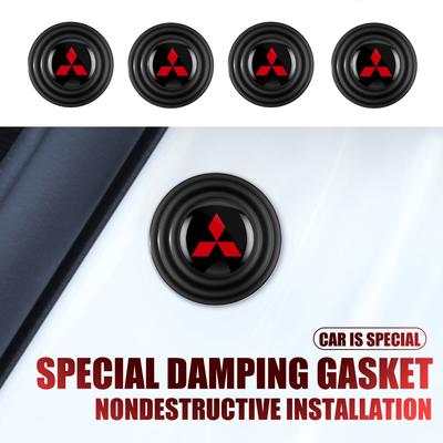 Силиконовая противоударная накладка-амортизатор на дверь автомобиля Наклейка Для Ralliart Asx Lancer 10 Outlander l200 Xpander Pajero Montero V73