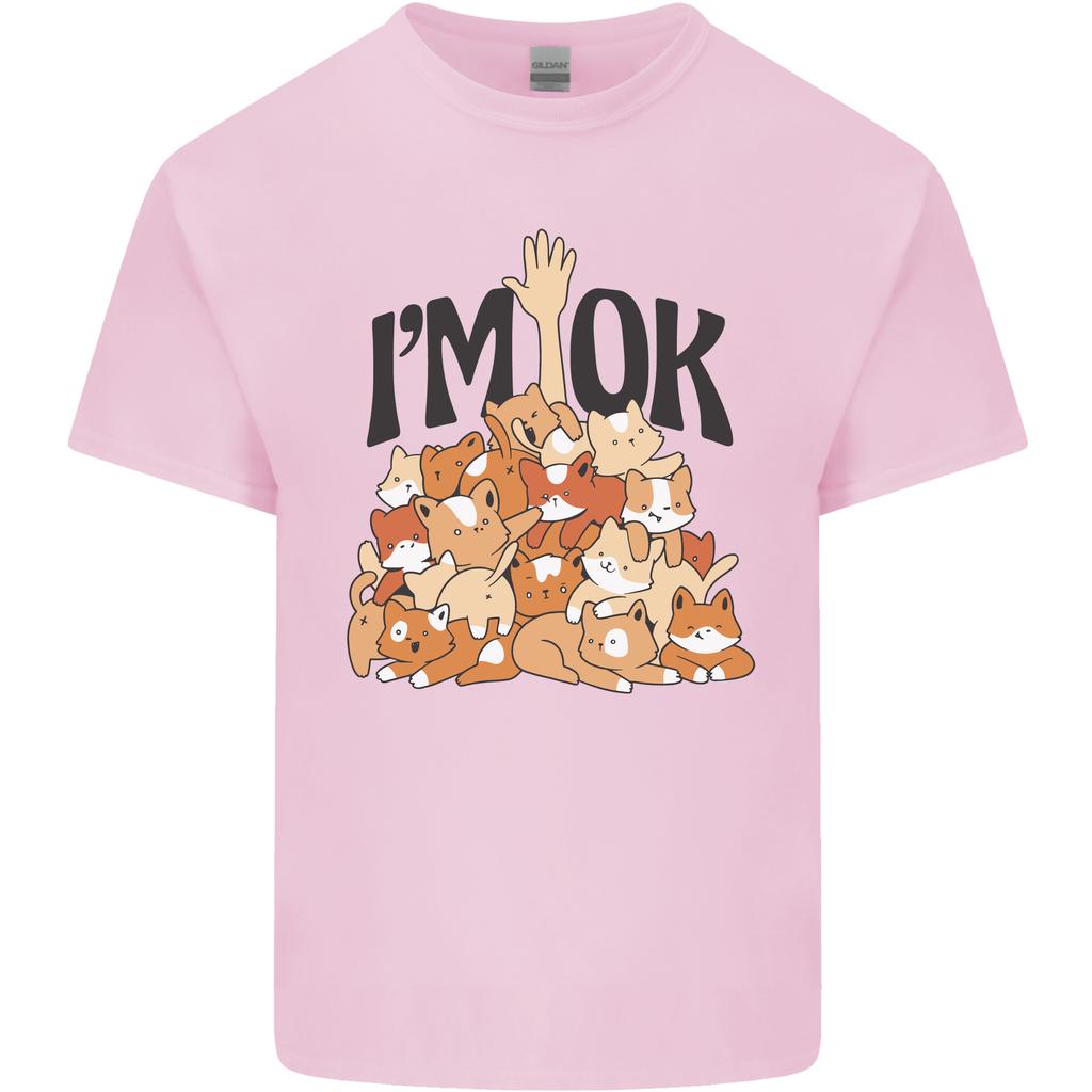 Im OK Funny Cat Mum Dad Crazy Lady Kitten Unisexs Light Cotton TShirt