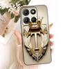 For Motorola Moto G15 Case XT2521-3 Cover Retro Letters Crown Soft Silicone Matte Bumper For Moto G15 Power G75 MotoG75 5G Shell