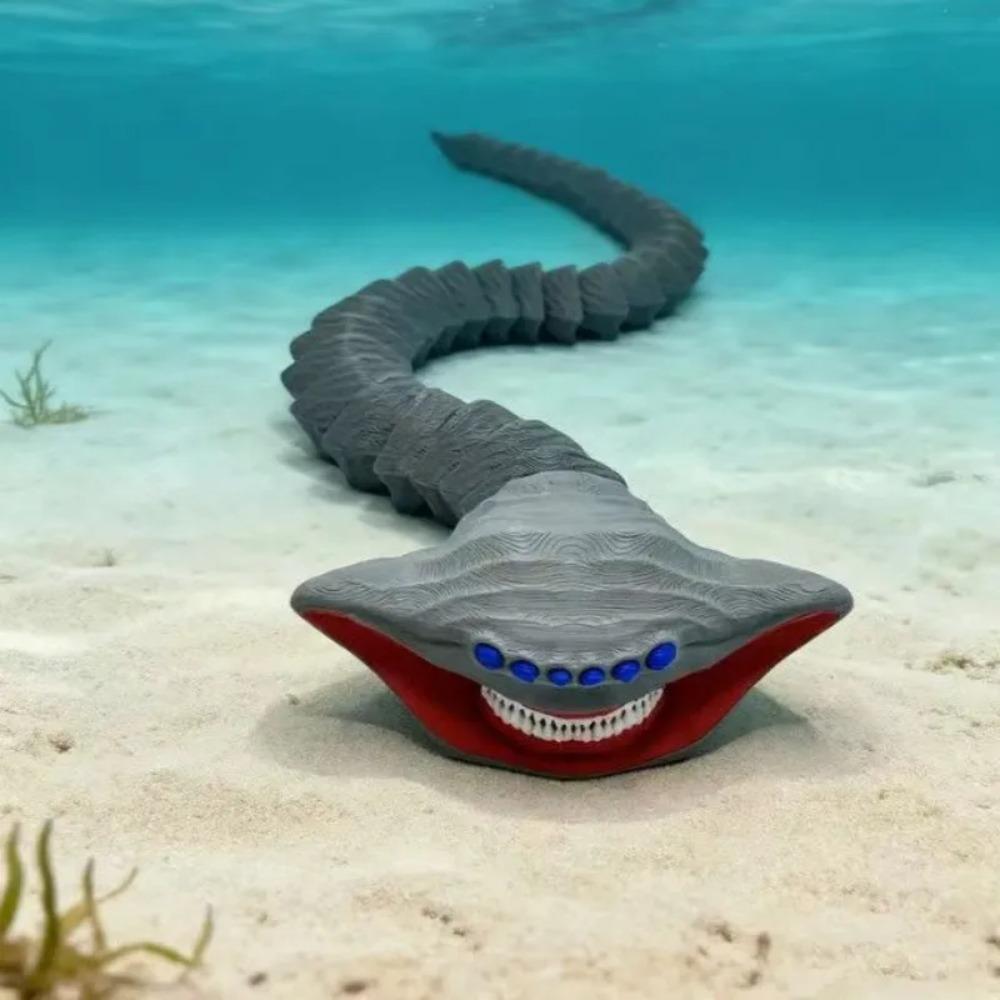 3D Печать Морской Пожиратель Блуп Гран Маха Фигурка Действия Модель Игрушка Кукла Рождественский Подарок Подвижные Фигурки Глубоководного Монстра