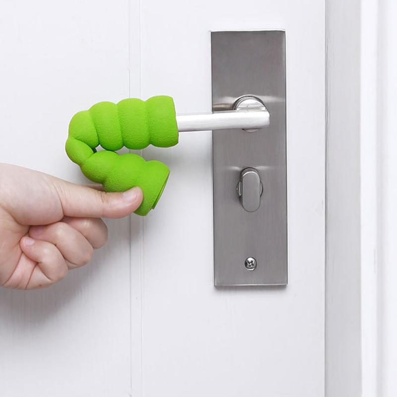1 шт. Мягкая спиральная пена эластичная защитная крышка для ручки двери протектор противоударный дверной стопор практичная защита детей