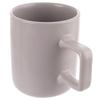 Kubek Ceramiczny do Kawy Herbaty Napojów Ciepłych Zimnych Szary 380 ml