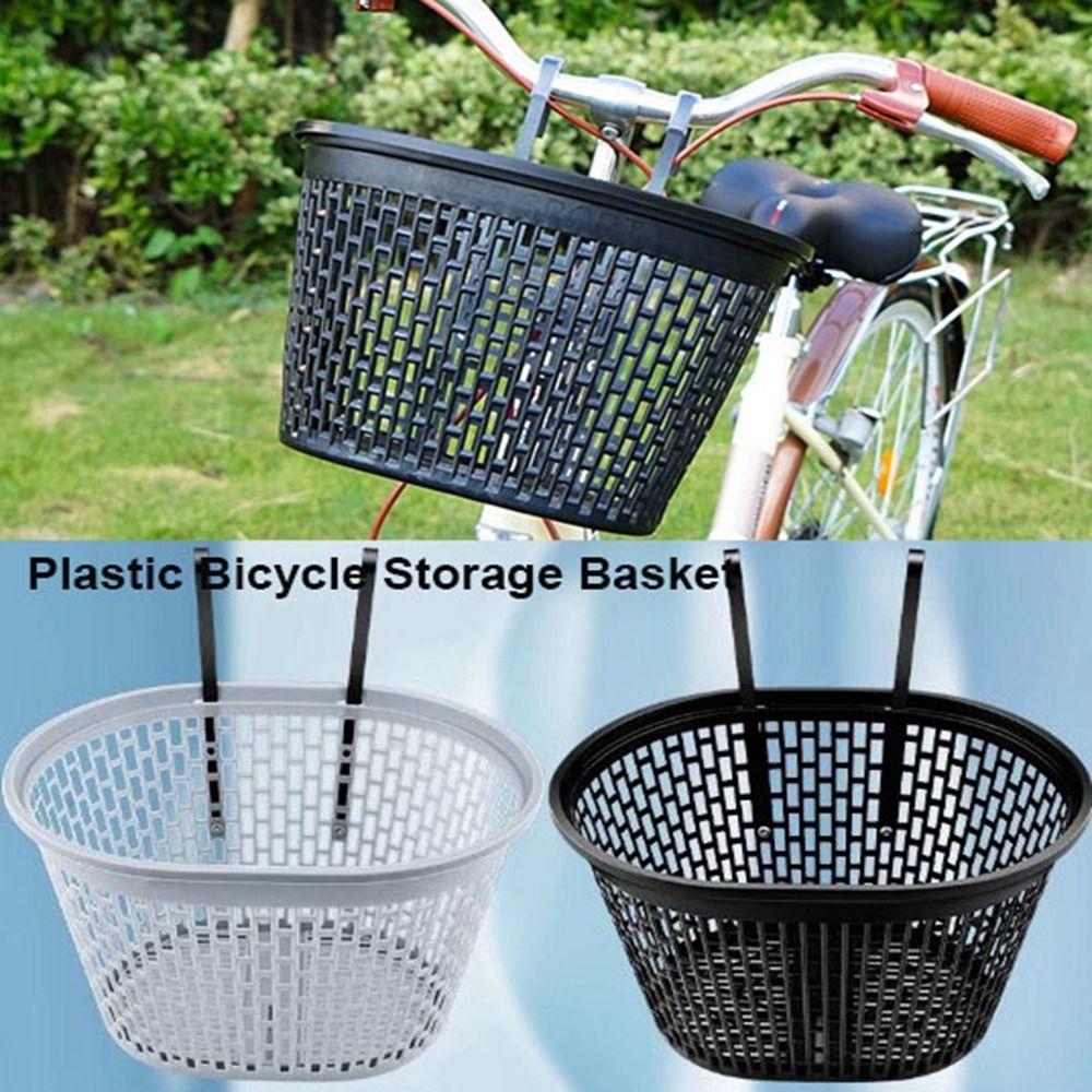 Multicolors Bicycle Storage Bag Plastic Scooter Handlebar Basket Rear Cycling Accessories