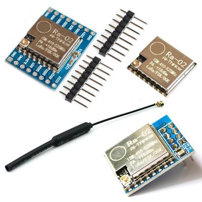 433 МГц SX1278 LoRa модуль 433M 10 км Ra-02 беспроводная плата передачи спектра 2.4G IPX антенна для умного дома