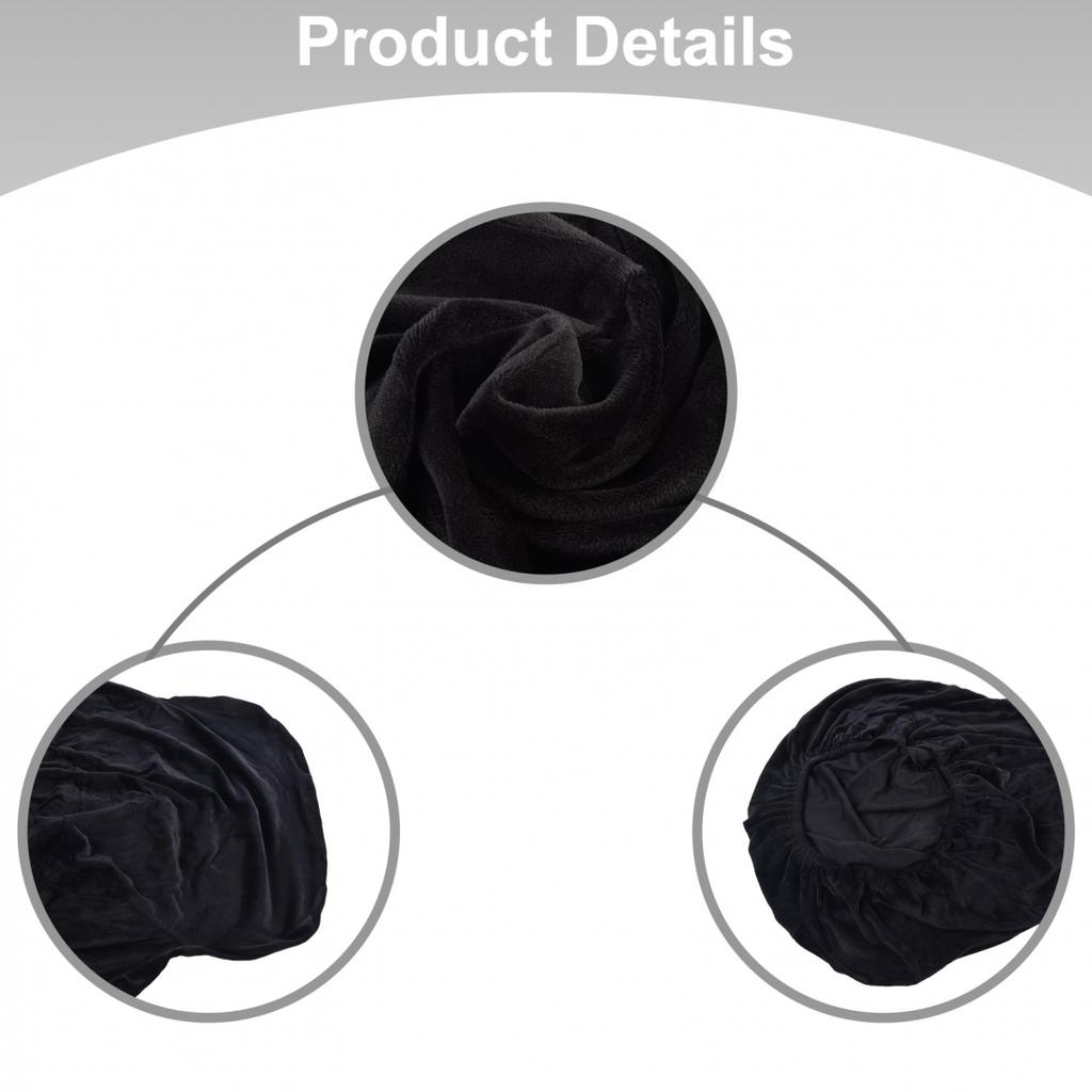 Бархатная ткань Silver Fox Стрейч Чехол для домашнего отеля на обеденный стул с высокой спинкой