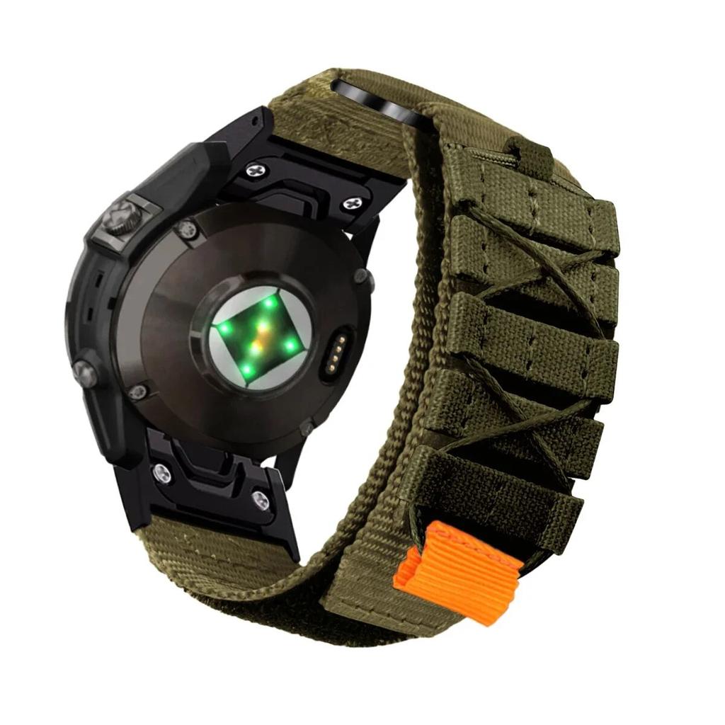 Нейлоновый ремешок Quick Fit 22 мм 26 мм для Garmin Fenix ​​7 7X 6X Pro/Epix Pro Gen 2 51 мм 47 мм/Fenix6 5Plus 5XPlus плетеный ремешок для часов