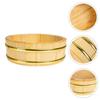 Reusable Rice Sushi Bowl Bucket Tub Rustic Round Tray Japanese Steamer Barrel  Food Serving