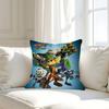 Игровой Подушка-Чехол Ratchet And C-Clank Съемный Стирающийся Чехол для Подушки – Всесезонный Мягкий Лен