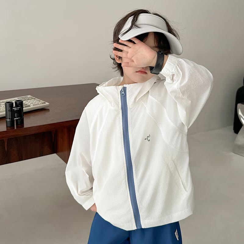 Boys' Lightweight Sun Protection Hooded Jacket