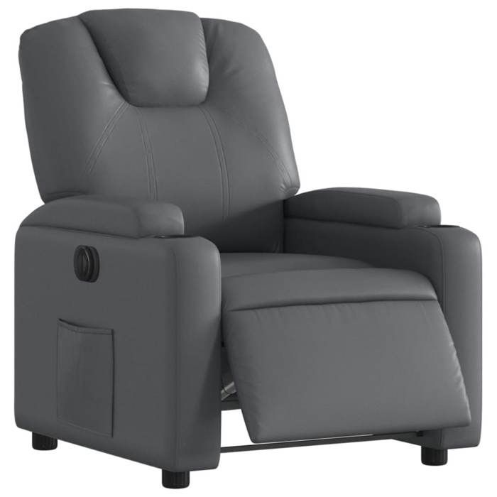 VidaXL Electric Recliner, Relaxation Chair with Adjustable Backrest and Footrest, Living Room Seat, Modern, 3204419