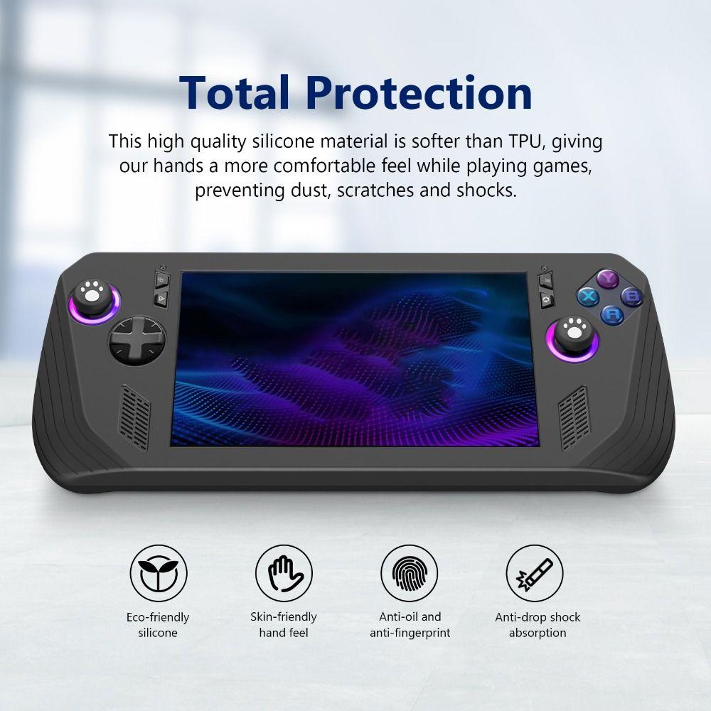 Силиконовый чехол для игровых портативных консолей, мягкие накладки на стики для ASUS ROG Ally X 2024