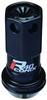 KYO-EI (Kyoei Industry) Racing Composite R40 iCONIX Wheel Lock Nuts, M12 x P1.5, with Resin Caps, Black/Black, RIF-01KK