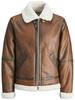 Winter Jacket Jack & Jones Jorcole Aviator Jacket (12261819) Chocolate-brown