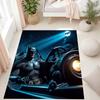 2026 New Batman Batmobile Background Non-Slip Rug, Rectangular Rug, Suitable for Living Room and Bedroom Decor