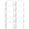10pcs 2.0mm Ear Clip Electrode Wire Connecting Cable for Digital TENS Massage Machine