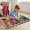 Flower Letter Absorbent Mat Love Heart Door Mat Creative Bathroom Mat  Wet Areas