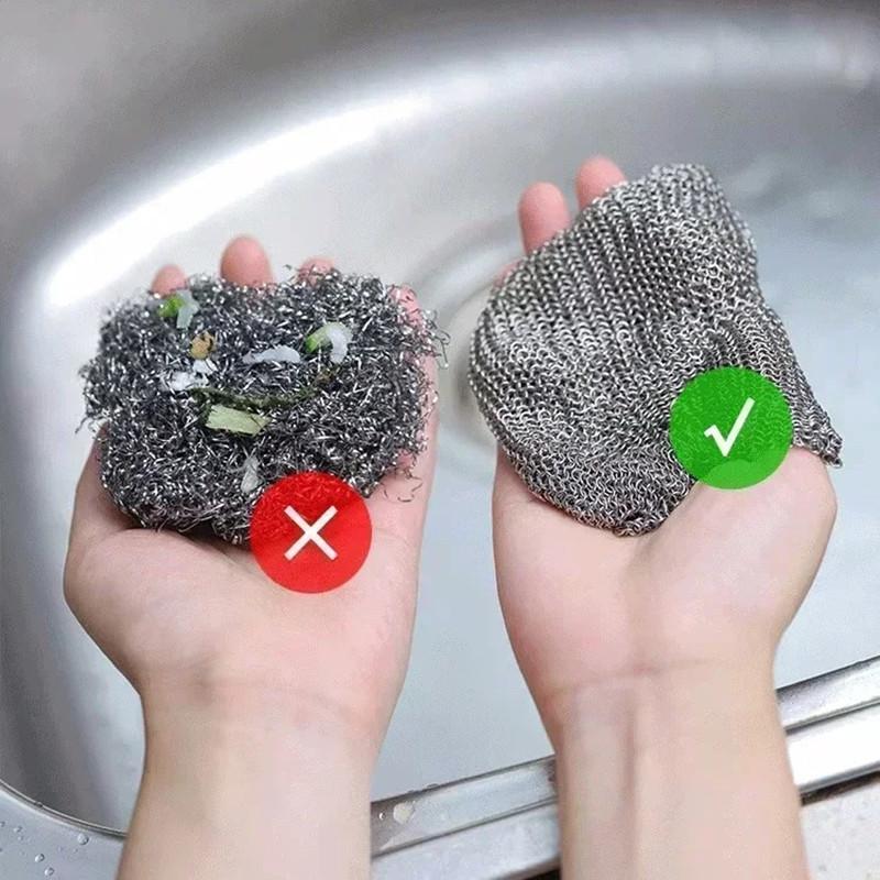 Новая утолщенная салфетка для мытья посуды Kitchen Magic, полотенце для мытья посуды из металлической проволоки, тряпка для чистки микроволновой печи, инструмент для мытья посуды