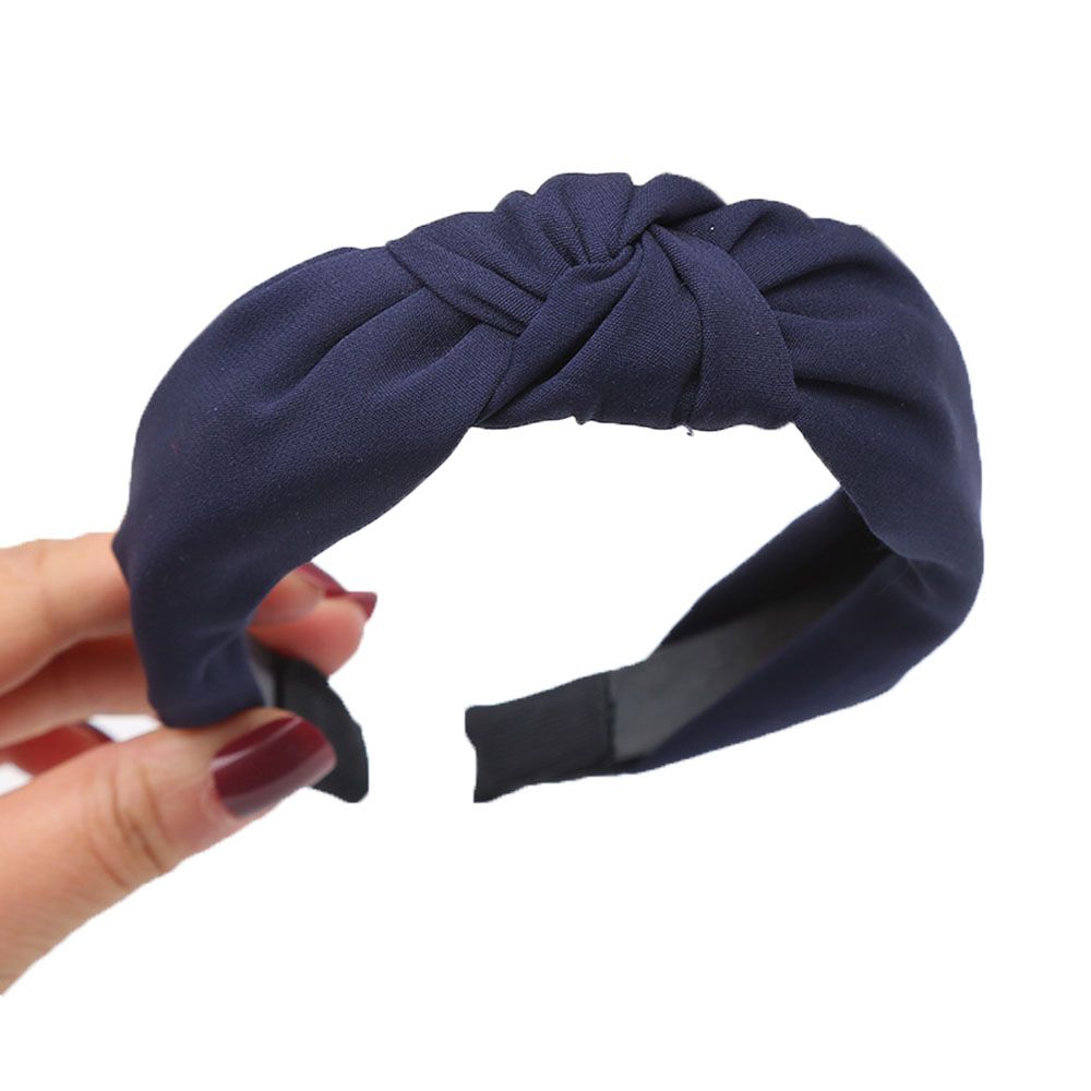 Однотонные аксессуары для волос Головной убор Головной убор для женщин Девушка Повязка на голову Обруч для волос Волосы Волосы