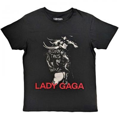 Кожаная куртка-футболка унисекс Lady Gaga для взрослых