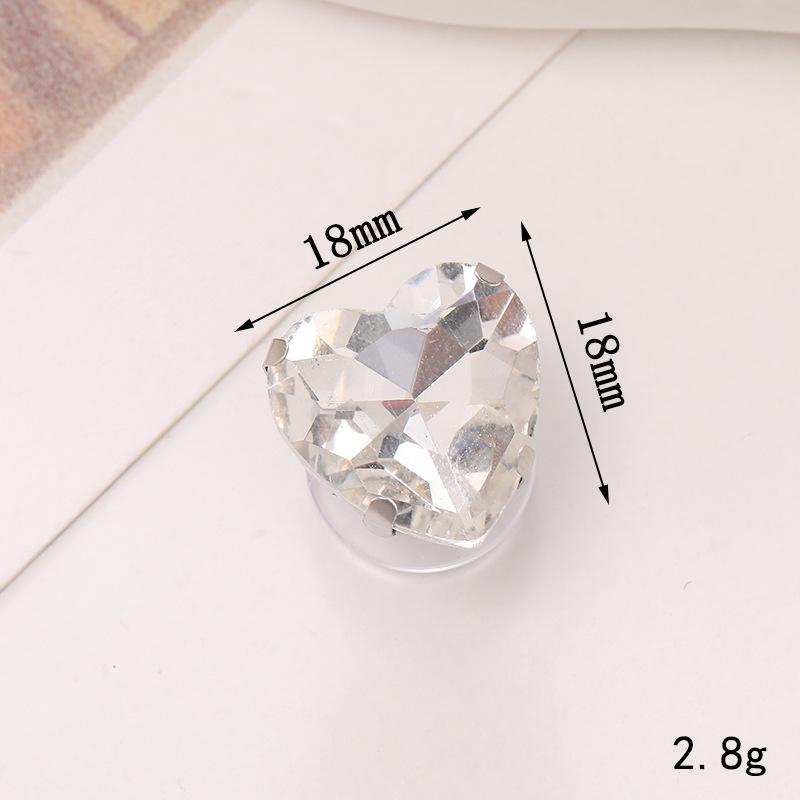 Zinc Alloy Pearl Flower Clog Accessories - DIY Shoe Buckle Decoration