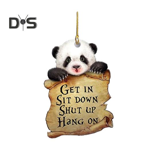 Креативная серия животных, акриловая подвеска для автомобиля, сова, птица, слон, подвеска для автомобиля, подвесное украшение, аксессуары для рюкзака