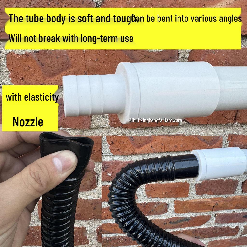 Набор для слива аквариума: Гофрированный гибкий шланг с верхним и нижним патрубками, удлинителем, фильтровальной коробкой и перекидной коробкой