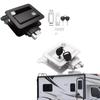 RV Lock Portable RV Entry Door Lock Camper Door Handle Latch with Built-in Deadbolt for Camper Horse Trailer Cargo Hauler