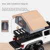 Модель Пикапа Ford Raptor 1/24, Съемный Имитатор Автодома из Сплава, Внедорожная Игрушечная Машина со Звуком и Светом, Подарок на День Рождения Мальчику