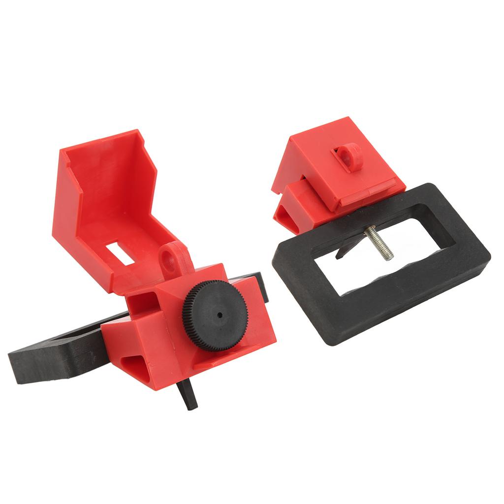 3PCS Clamp On Circuit Breaker Lockout Device Power Switch Lock Engineering Plastic for Less 70mm