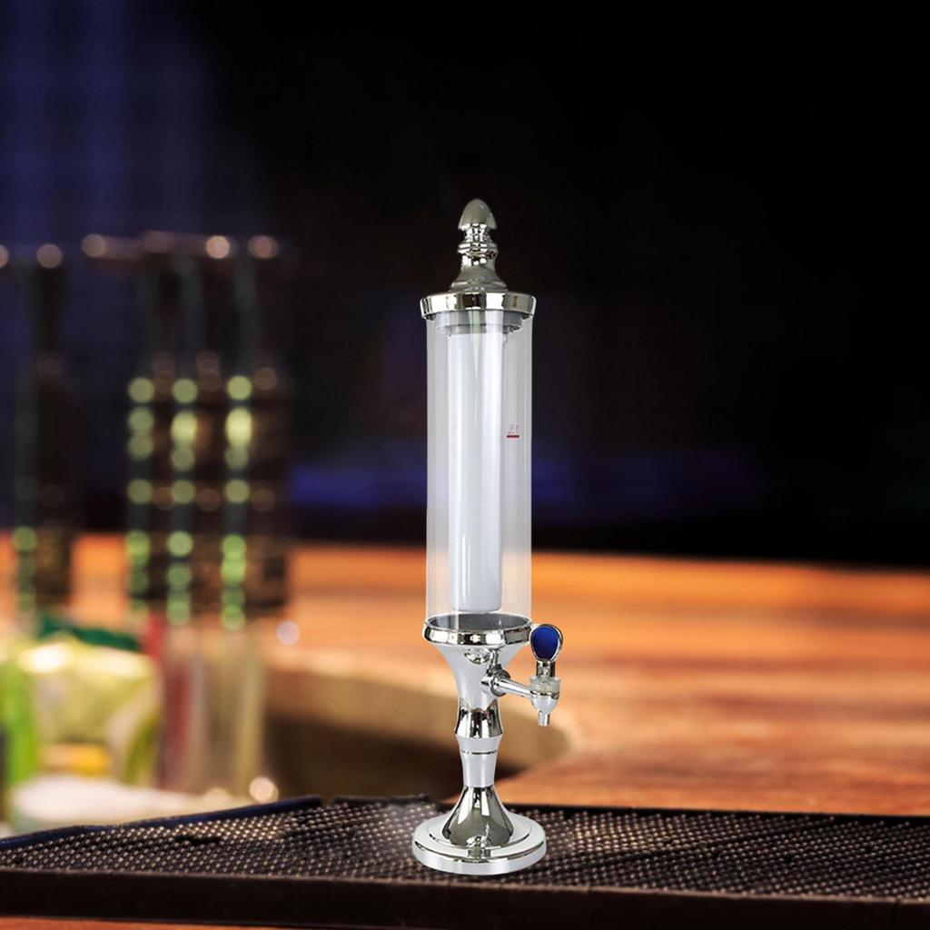 3L Beer Tower Dispenser with LED for Tabletop Use