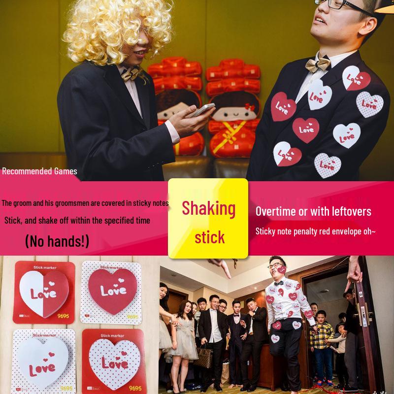 Wedding Prank Props: Funny Groom and Groomsmen Games Set
