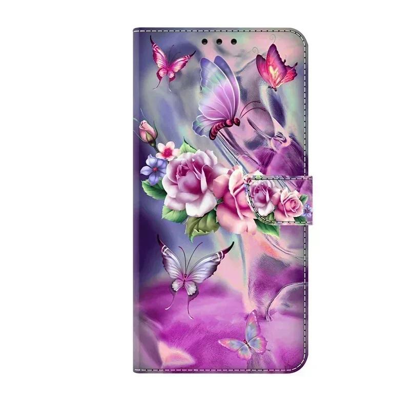Для Samsung S25 FE Чехол Расписной Рисунок Кошелек Книжка-Обложка для Samsung Galaxy S 25 FE S25FE SM-S731B Чехлы для Телефона Fundas